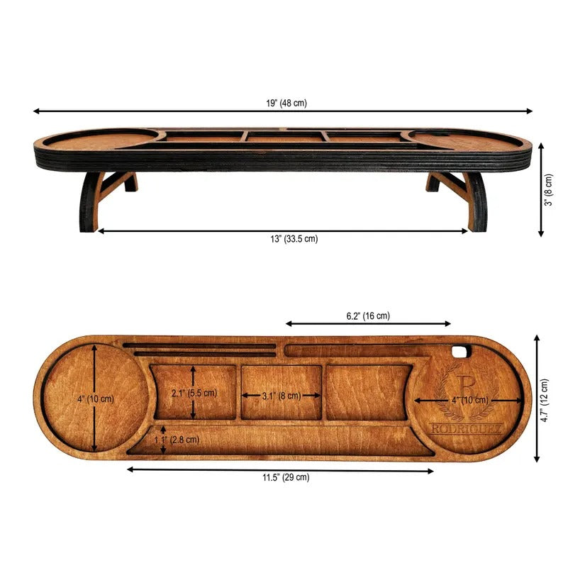 organisateur de bureau En bois